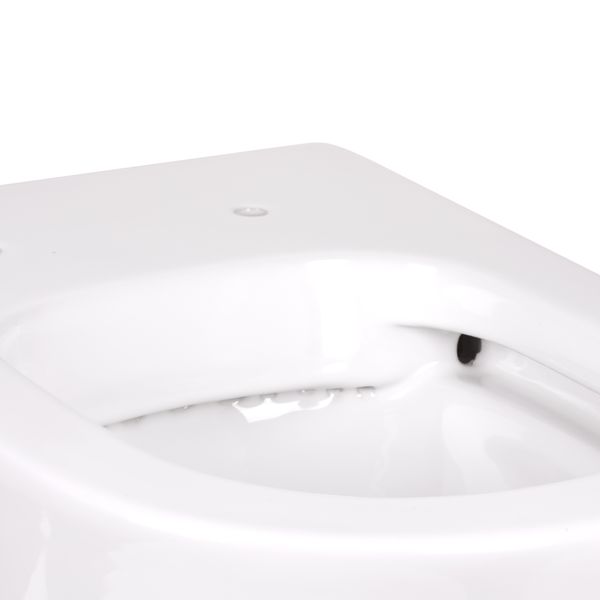 Унітаз підлоговий Qtap Swan безобідковий з сідінням Soft-close QT16223178W SD00045432 фото