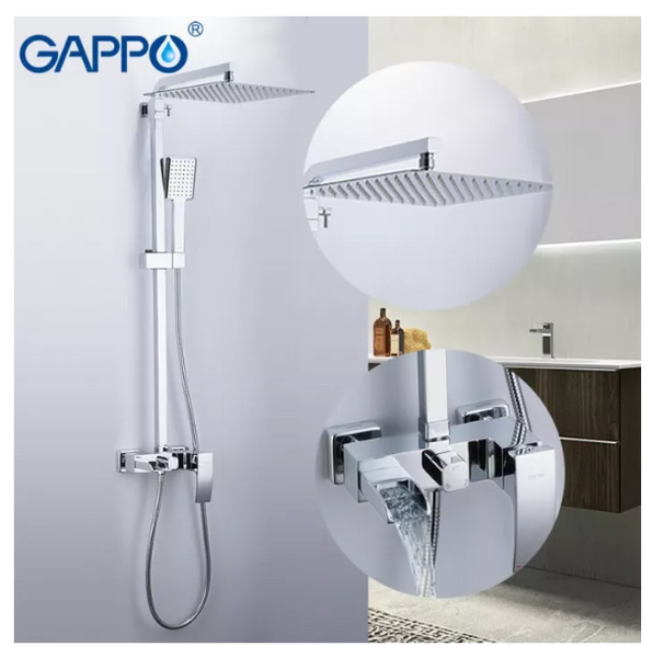 Душевая система GAPPO G2407-20, хром G2407-20 фото