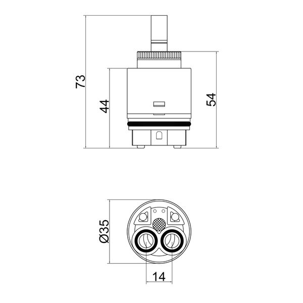 Картридж для смесителя Lidz Repair 35N (k35) LDREP35N35778 SD00041881 фото