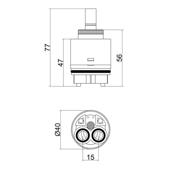 Картридж для смесителя Lidz Repair 40N (k40) LDREP40N35805 SD00041908 фото