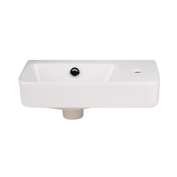 Раковина Qtap Tern 450х260х155 White з донним клапаном QT17115117RW SD00043863 фото