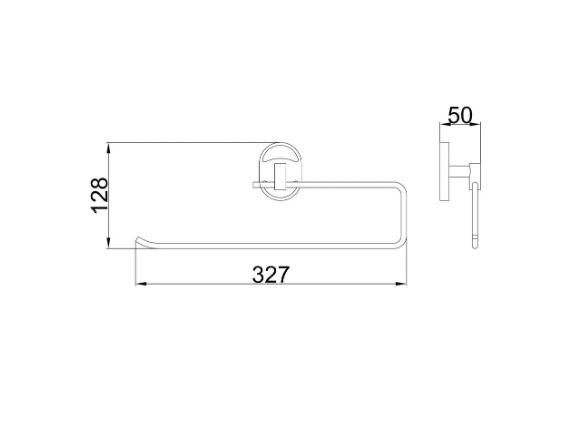 Полотенцедержатель Frap F1903-2, 300 мм, хром F1903-2 фото