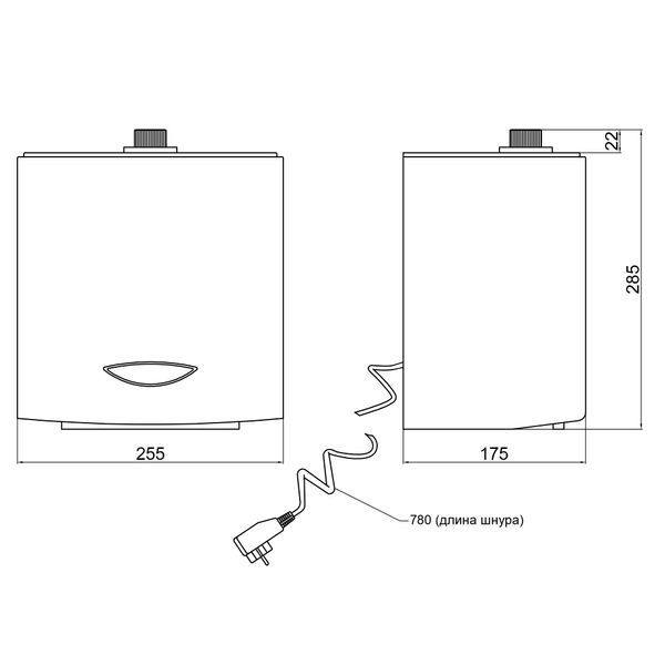 Дезинфектор Qtap Pohodli 220V бесконтактный QDZ2000WP White (Dezinfektor) SD00042881 фото