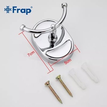 Крючок двойной для ванной Frap F1905-2 F1905-2 фото