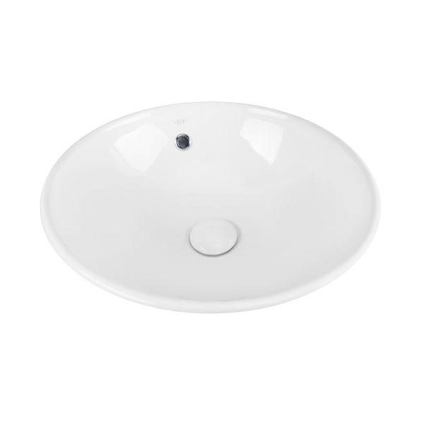 Раковина-чаша Qtap Robin 410х410х180 White с донным клапаном QT1311A004W SD00045946 фото