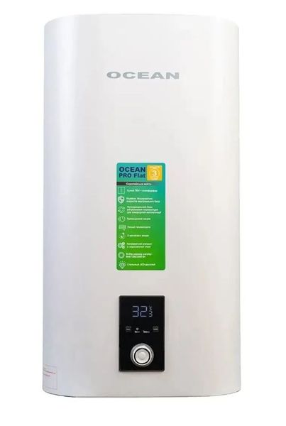 Бойлер OCEAN FLAT RZB80M, ET+DT ( сухий тен) Digital 80л 35157 фото