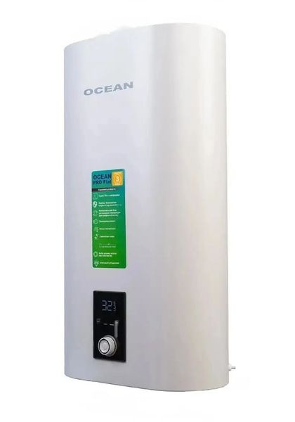 Бойлер OCEAN FLAT RZB80M, ET+DT (сухой тэн) Digital 80л 35157 фото