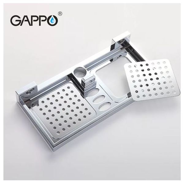 Душевой гарнитур с полкой GAPPO G8010, хром G8010 фото